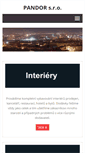 Mobile Screenshot of pandorsro.cz